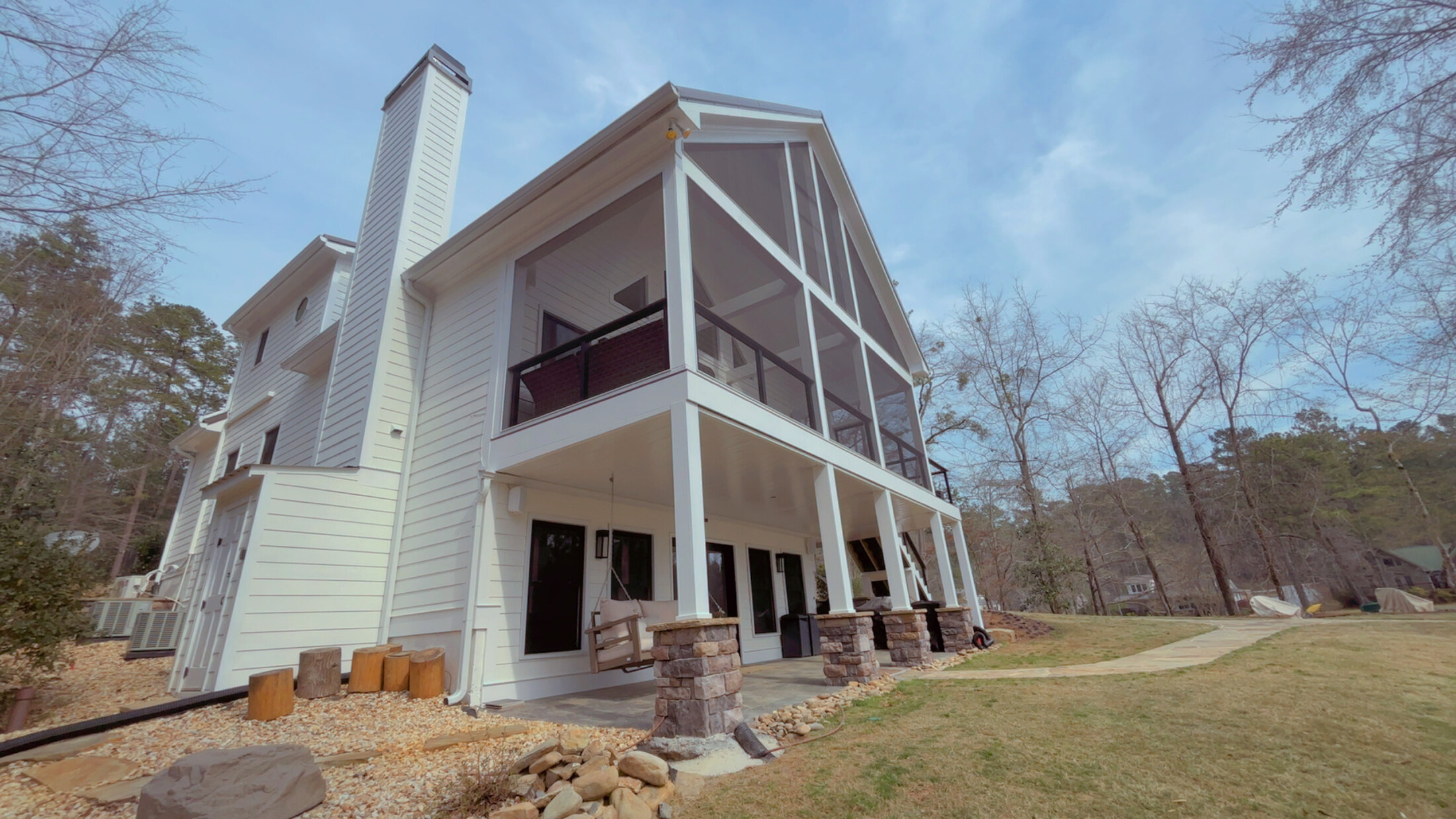 Screened porch built by CSC Carpentry