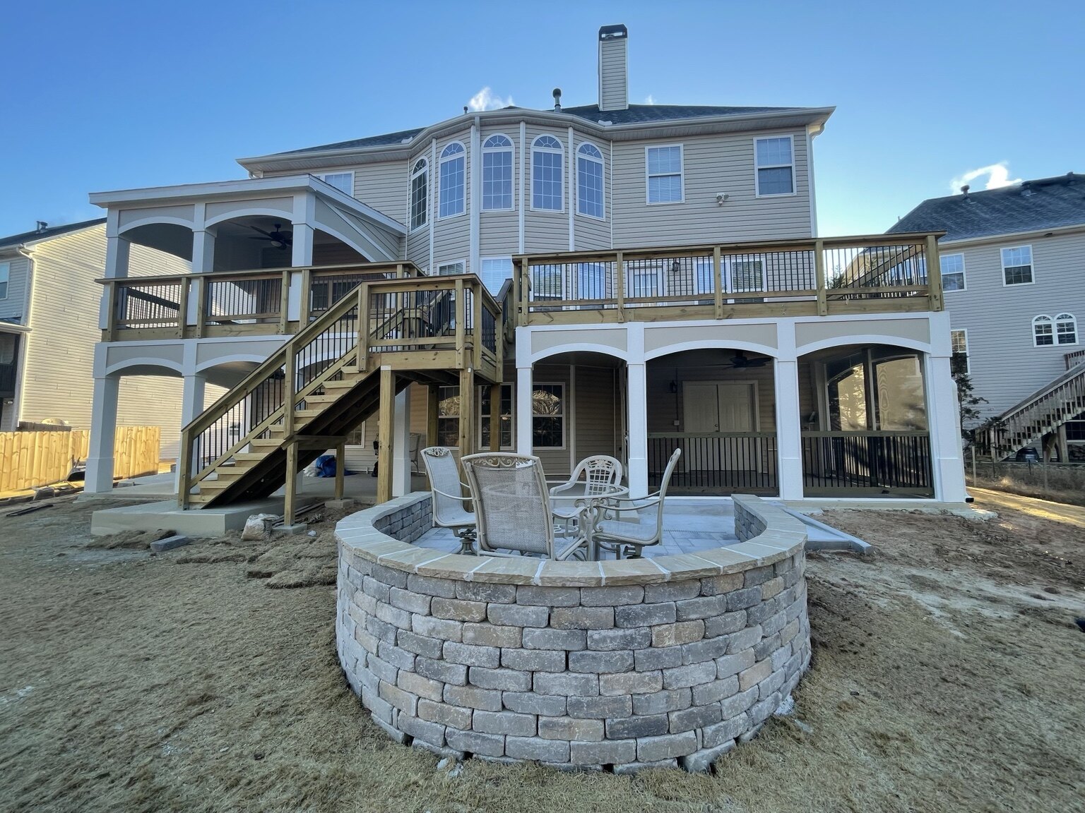 CSC Carpentry completed outdoor living project
