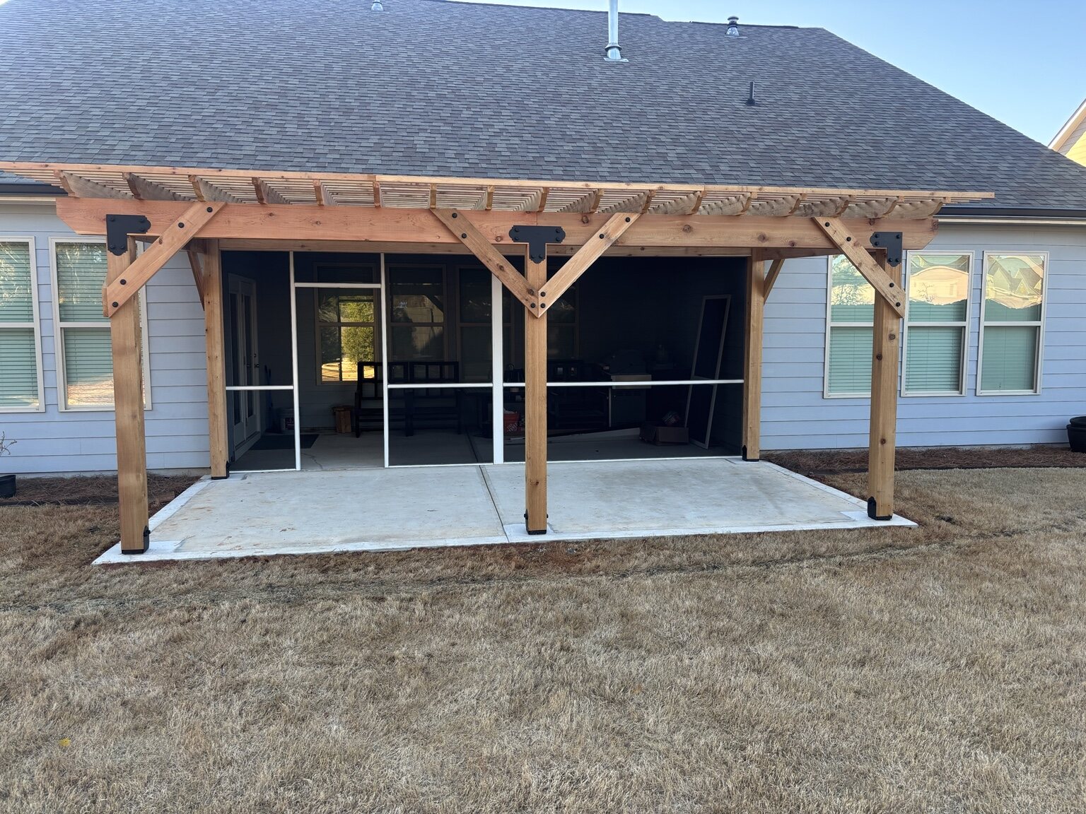 Custom pergola and outdoor structure by CSC Carpentry