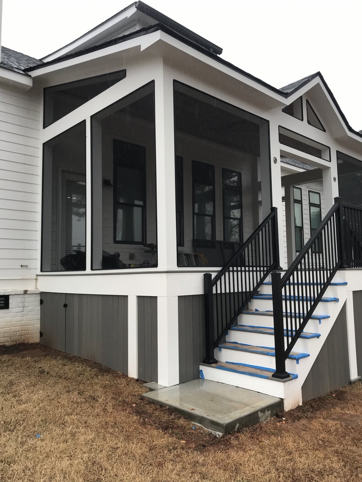 Finished porch project